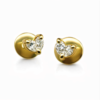 Wedding Wear Diamond Stud Earrings