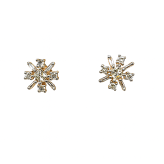 18 KT Gold Diamond Stud Earrings