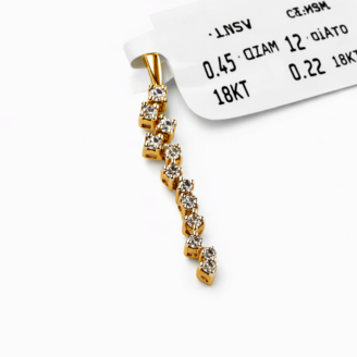 18 KT Diamond Luxury Pendant