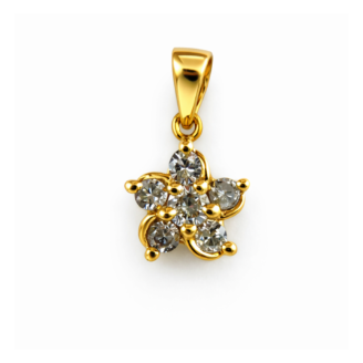 18 KT Gold Diamond Sparkle Pendant