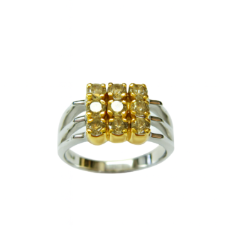 18 KT Gold Diamond Elegance Ring