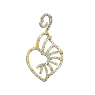 18 KT Diamond Contemporary Pendant