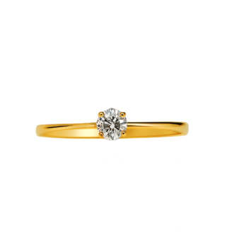 18 KT Gold Diamond Classic Solitaire Ring