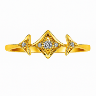 18 KT Gold Diamond Ring