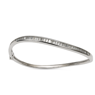 18 KT Gold Contemporary Tapers Bracelet