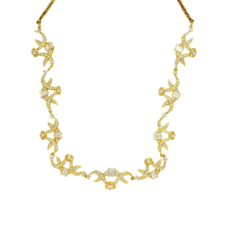 18 KT Gold Bridal Diamond Necklace