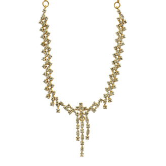 18 KT Gold Diamond Bridal Elegance Necklace