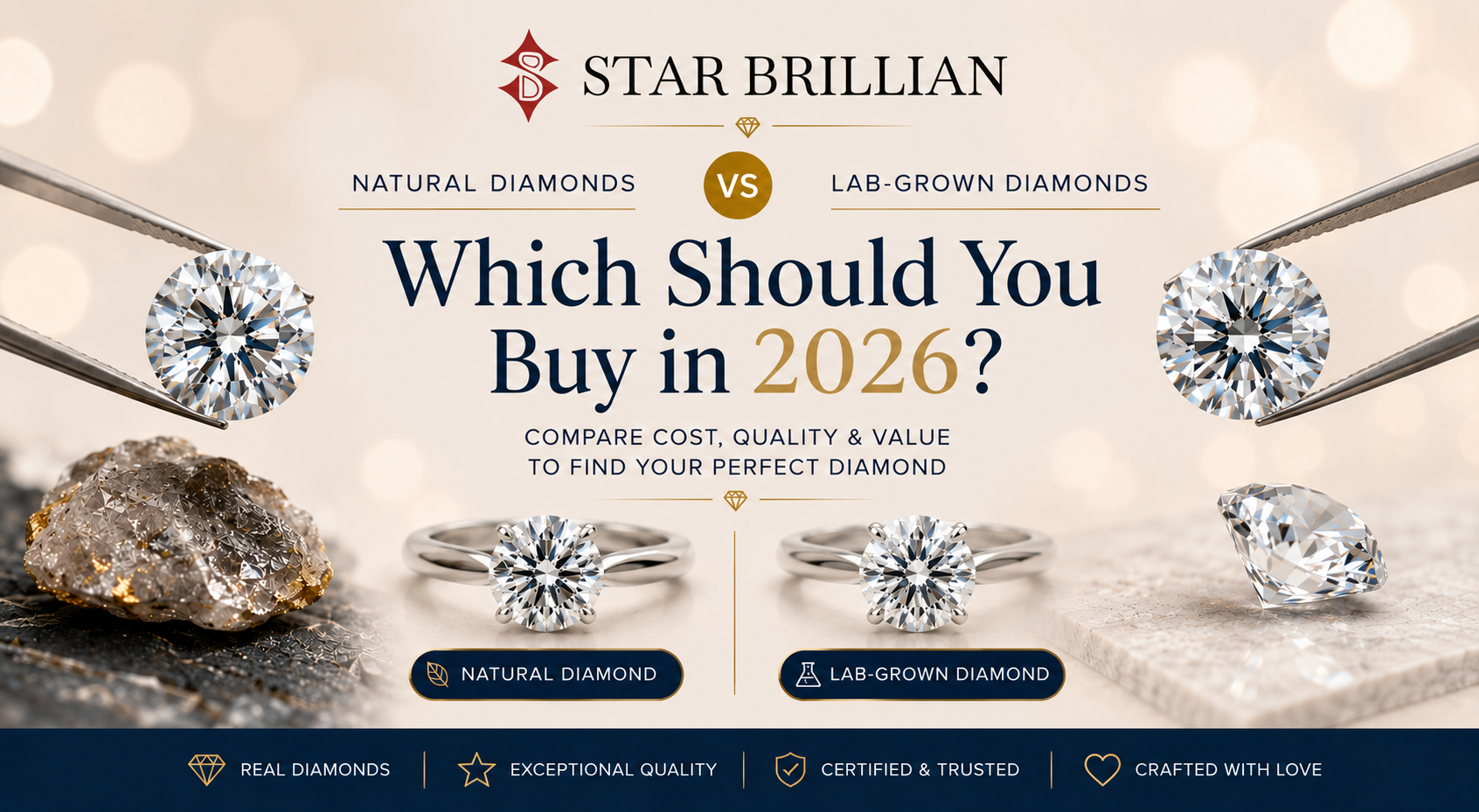 Natural Diamonds vs Lab-Grown Diamonds 2026
