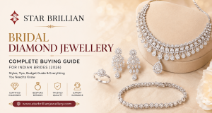 Bridal diamond jewellery set for Indian brides – Star Brillian Jewellery